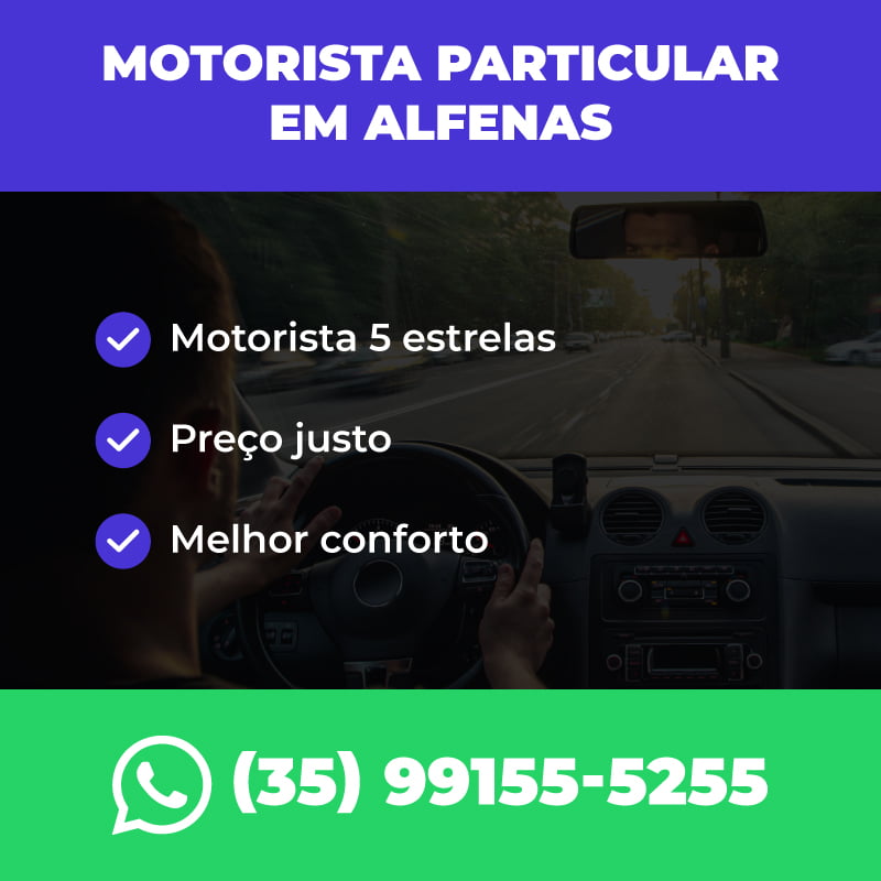 Motorista particular em Alfenas, MG